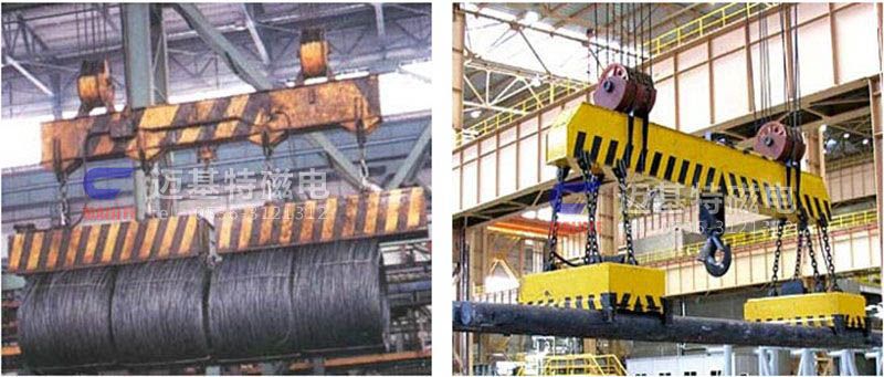 MW12系列、MW15系列吊運(yùn)捆扎螺紋鋼、圓鋼用起重電磁鐵